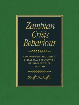 cover image of Zambian Crisis Behaviour